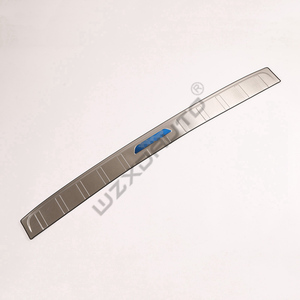WZXD Outside Rear Bumper Foot <b>Plate</b> Trunk <b>Door</b> Sill Guard Bumper Foot <b>Plate</b> Stainless Steel Body Kit for 2020 - Product Image 4