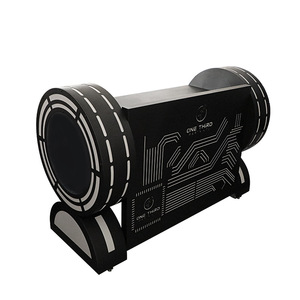 Cabine DJ portable avec éclairage LED, support de scène pour fêtes et karaoké - Product Image 5