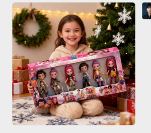 Nuova <span class=keywords><strong>Action</strong></span> Figure K-pop Demon Hunters Halloween - Modellino Blind Box Trendy da Collezione - Product Image 3