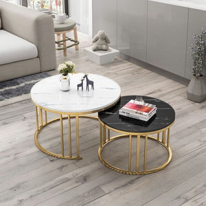 <span class=keywords><strong>Table</strong></span> Basse Moderne de Luxe en <span class=keywords><strong>Bois</strong></span> <span class=keywords><strong>Massif</strong></span> pour Maison, Hôtel, Appartement, Bureau et Espaces de Loisirs – Ensemble Élégant Facile à Nettoyer pour Salon - Product Image 1
