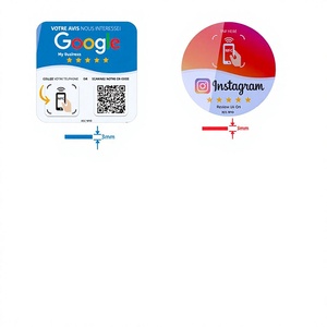 สติกเกอร์อะคริลิคติดโต๊ะ Google NFC Smart Card สำหรับรีวิวและคะแนน - Product Image 2