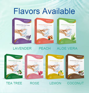 लोकप्रिय एक्सफोलिएट फुट मास्क त्वचा देखभाल के लिए पौधे के अर्क के साथ पैर स्पा - Product Image 6