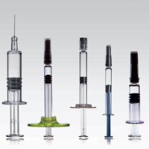 Предварительно заполненный стеклянный шприц 3 мл с luerlock, изготовленный со стеклянной трубкой Schott - Product Image 3