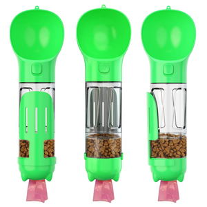 New Design PC Pet Water Bottle Multi Function Portable Travel Drinking Bowl With Food <b>Box</b> for <b>Cat</b> Dog Bottle - Product Image 1