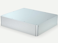 BRZHIFI Aleación de aluminio Esquinas redondeadas Preamplificador Decodificador Amplificador de oído Amplificador de tubo Caja de aluminio completo 3809