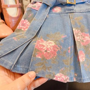 Abito in stile coreano da ragazza <span class=keywords><strong>di</strong></span> 2025 estate nuovo vestito in Denim principessa senza maniche da bambina - Product Image 4