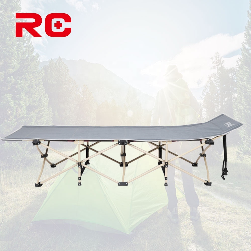 Comfortable Travel Picnic Used Folding Single Camping Bunk Bed Cots