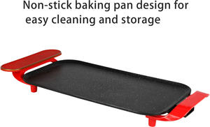 Parrilla Eléctrica de 1800W, Plancha de Granito Antiadherente, Parrilla de Cocina sin Humo para Uso Doméstico en Exteriores - Product Image 4