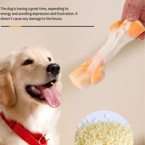 मध्यम बड़ी नस्ल कुत्तों के लिए पर्यावरण के अनुकूल नायलॉन बैर्क चउ खिलौना दांत स्वास्थ्य राहत और आक्रामक चबाने वाले सुरक्षित टिकाऊ - Product Image 4