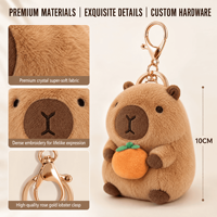Capybara Chill Club Mystery Bag : Peluche personnalisée, breloque de sac, boîte mystère, vente en gros, OEM, ODM, mascotte douce personnalisée