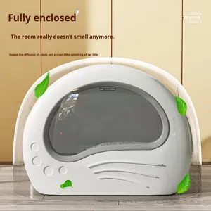 Caja <span class=keywords><strong>de</strong></span> <span class=keywords><strong>arena</strong></span> <span class=keywords><strong>para</strong></span> <span class=keywords><strong>gatos</strong></span> extra grande, completamente cerrada, a prueba <span class=keywords><strong>de</strong></span> olores y <span class=keywords><strong>arena</strong></span>, con bandeja extraíble <span class=keywords><strong>para</strong></span> excrementos, <span class=keywords><strong>para</strong></span> <span class=keywords><strong>gatos</strong></span> adultos - Product Image 3