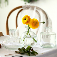 Nouveau vase en verre coloré soufflé à la main, vase décoratif pour la décoration de la maison