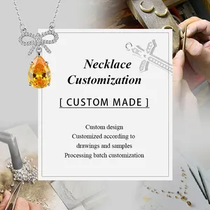 Wholesale Custom Personalized High Quality 18k Gold Stainless Steel 925 Silver Bronze Necklace For Jewelry Maker