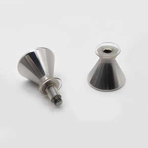 Acessórios para portas de vidro, resistente, anti ferrugem, botão de porta, aço inoxidável 304ss, alças de porta sólida, para escritório - Product Image 3