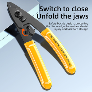 Herramienta de Alta Calidad para Cable de Fibra Óptica FTTH de Tres Orificios, Pelacables de Fibra Óptica para Aplicaciones de Red 4G/5G FTTH FTTX - Product Image 5