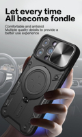 Nouvelle coque de téléphone portable magnétique antichoc de luxe avec support pour Tecno Spark 10c 10 Pro Spark Go 2023 2024 Housse arrière de téléphone
