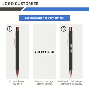 Premium Heavy Metal Signature Custom Engraved Logo Luxury Corporate Promotional Ball <b>Pen</b> - Product Image 6