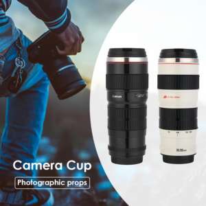 ถ้วยน้ำสแตนเลสสำหรับใช้ในสำนักงานแก้วใส่เลนส์กล้องถ้วยน้ำแบบสร้างสรรค์ - Product Image 2