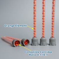 MBHX 05-16T SULZER MIXPAC Mélangeur statique Tube mélangeur adhésif Mélangeur plastique époxy moulable Buse statique pour embouts de mélange pratiques