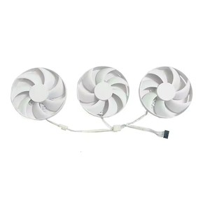 Ventilador de tarjeta gráfica T129215BU CF1015U12D RTX4080 RTX4090 para <span class=keywords><strong>Asus</strong></span> <span class=keywords><strong>Rog</strong></span> <span class=keywords><strong>Strix</strong></span> <span class=keywords><strong>GeForce</strong></span> <span class=keywords><strong>RTX</strong></span> <span class=keywords><strong>4080</strong></span> <span class=keywords><strong>RTX</strong></span> 4090, versión OC blanca, refrigeración - Product Image 3