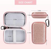 Estuche de Almacenamiento Portátil Personalizado de EVA, Resistente al Agua, a los Golpes y al Polvo, para MP3/4, con Logotipo de Color Personalizado