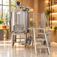 Équipement de brassage de kombucha AC380V 220V 50/60Hz, cuve de fermentation de thé en acier inoxydable 500L 1000L 50000L, faible niveau sonore