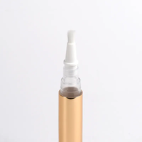 2ml 4ml 5ml gravure or cosmétique Twist emballage maquillage vide soins des ongles lèvres Gloss conteneurs Tube cuticule huile stylo avec brosse