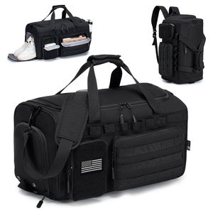 <span class=keywords><strong>Sac</strong></span> de <span class=keywords><strong>voyage</strong></span> tactique durable <span class=keywords><strong>40L</strong></span> avec compartiment à chaussures pour Gym Fitness Weekender Bag Training Workout - Product Image 1