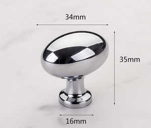 Zinc Alloy Cabinet Drawer Handle Brush Nickel Cabinet Pulls Black Small Cabinet Kitchen <strong>Door</strong> ZINC ALLOY <strong>DOOR</strong> DRAWER <strong>KNOB</strong> - Product Image 6