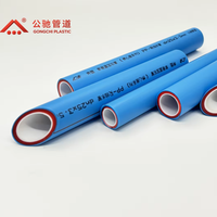 Gongchi Bensu China fábrica de fontanería al por mayor de alta calidad 100% materia prima azul PPR tubería de agua tubería de plástico