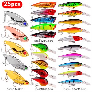 Nouveaux Leurres <span class=keywords><strong>de</strong></span> <span class=keywords><strong>Pêche</strong></span> Rigides, Mixte <span class=keywords><strong>de</strong></span> Couleurs, Wobbbler Minnow avec Hameçons Triples, <span class=keywords><strong>Kit</strong></span> d'Appâts Durs pour la <span class=keywords><strong>Pêche</strong></span> - Product Image 4