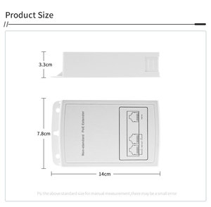 กิกะบิต1000Mbps 24V-60V PoE Extender กันน้ำ1ถึง2ไม่จำเป็นต้องใช้พลังงานภายนอกสำหรับสวิตช์เครือข่ายกล้องรักษาความปลอดภัย - Product Image 5