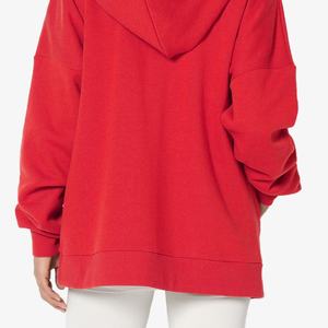 Sweat-shirt unisexe OEM 400 g/m² avec poches zippées en coton polaire Impression de logo personnalisé Sweat-shirt unisexe chaud sans cordon de serrage pour l'hiver - Product Image 2