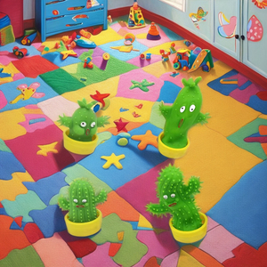 Juguetes Sensoriales Antiestrés de TPR con Forma de Cactus y Rana, para Niños, Unisex - Product Image 2