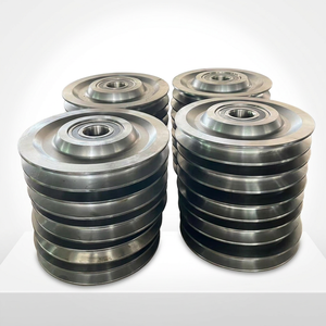Poulie à rainures multiples 250x50mm en acier pour machines de construction - Product Image 1