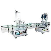 Machine de remplissage de liquide de petit volume automatique de bureau Machine de capsulage Machine d'étiquetage Ligne de production entière