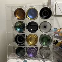 Support de présentation pour balles de tennis de table, collection Yo-yo, boîte de rangement transparente anti-poussière, moderne et minimaliste, présentoir pour balles de golf
