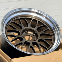 Cerchi Forgiati Deep Dish 18x9.5 18x10.5 Stile 21A con Step Lip Bronzo per Costruzioni JDM Retro Racing Stance 350Z 370Z GR86