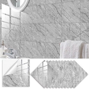 Bán buôn hiện đại cổ điển PVC tường bằng đá cẩm thạch bảng điều khiển 3D tự dính không thấm nước trang trí sticker cho căn hộ phòng khách sử dụng - Product Image 3