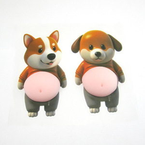 Jouets Squishy en TPR souple en forme de pêche, jouet sensoriel anti-stress à presser pour enfants, cadeau unisexe - Product Image 2