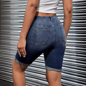 Femmes coréen dongdaemun Denim Shorts 2024 nouveau été taille haute décontracté Chic maigre Jean Shorts pour femmes Denim court Femme - Product Image 2