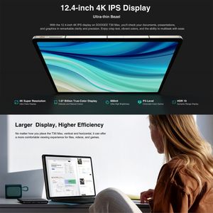 NUOVO Arrivo DOOGEE T30 Max 8GB+512GB 10800mAh <span class=keywords><strong>Tablet</strong></span> con Funzione Telefono <span class=keywords><strong>12.4</strong></span> Pollici <span class=keywords><strong>Tablet</strong></span> PC Android - Product Image 3