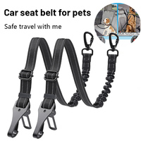 Ceinture de sécurité multifonctionnelle et durable pour chien et chat, réglable, élastique, en polyester, couleur personnalisable, pour extérieur