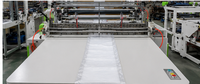 Machine professionnelle de fabrication de sacs en rouleau thermosoudés à grande vitesse avec système de rembobinage automatique