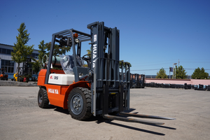 Chariot élévateur GPL de haute qualité 3 tonnes 3,5 tonnes 4 tonnes 5 tonnes Moteur japonais Hauteur de levage 3m-7m Chariot élévateur au propane Gaz double carburant - Product Image 2