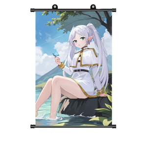 卸売 高品質 漫画生地 アニメ ウォールスクロール ポスター HD印刷 防水 折りたたみ式 カスタマイズ可能なデザイン 壁掛け - Product Image 4