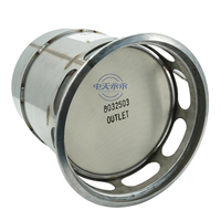 Filtro Antiparticolato YONGYONG DPF per Euro 6, Codice OE 2AI005 2410280R 2410280 Acciaio Inossidabile Anteriore Universale