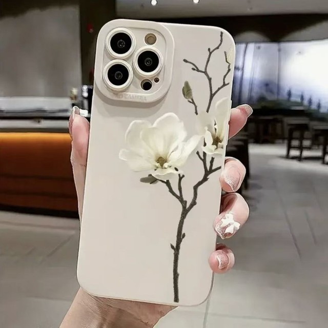 Wholesale Luxurious and Beautiful Flower-shaped Shock-proof Phone Cases, Suitable for iPhone 17, 16, 15, 14, 13, 12