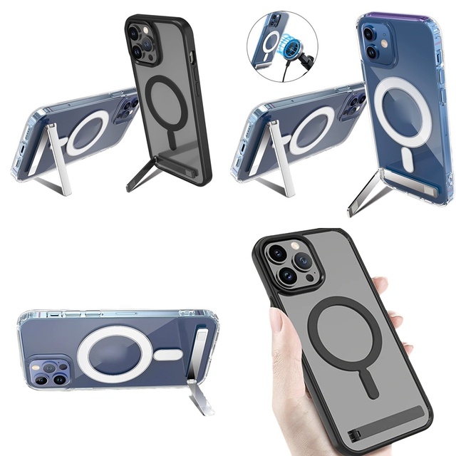 Strong Protection Stand Phone Case for iphones 15 Pro Max 17 16 14 13 12 11 Cases Accessories Mobile Phone Cover with Kickstand