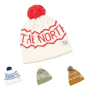 Chapeaux d'hiver personnalisés avec logo tissé, bonnets en tricot jacquard - Product Image 1